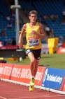 Jonny Mellor 5000 metres at the Sainsbury's British Championships, Birmingham.